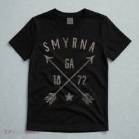 Smyrna Ga T Distressed Boho Style Home City T-Shirt thumb 5