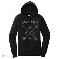 Smyrna Ga T Distressed Boho Style Home City Women's Hoodie thumb 0