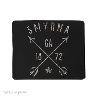 Smyrna Ga T Distressed Boho Style Home City Mousepad
