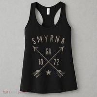 Smyrna Ga T Distressed Boho Style Home City Women's Tank Top thumb 3