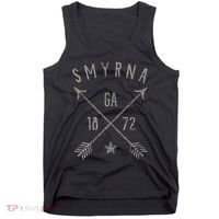 Smyrna Ga T Distressed Boho Style Home City Tank Top thumb 0
