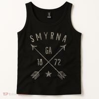 Smyrna Ga T Distressed Boho Style Home City Tank Top thumb 2