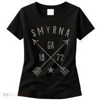 Smyrna Ga T Distressed Boho Style Home City Women's T-Shirt thumb 0