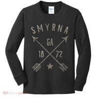 Smyrna Ga T Distressed Boho Style Home City Kids Long Sleeve Shirt thumb 0