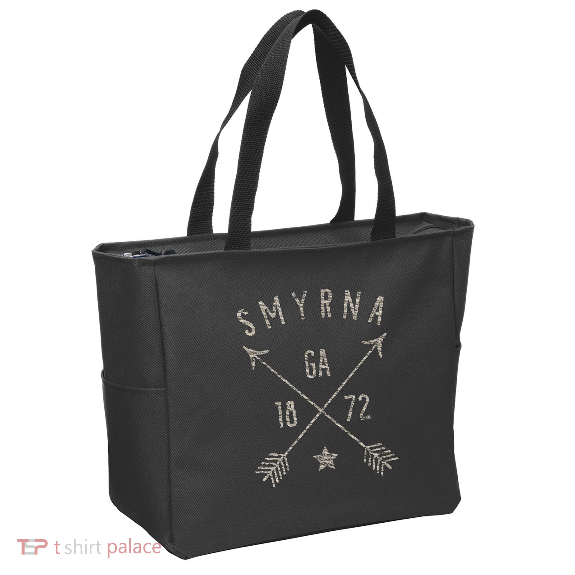 Smyrna Ga T Distressed Boho Style Home City Tote Bag