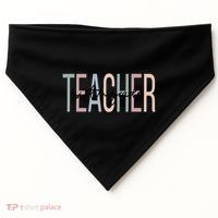 Sixth Grade Teacher Boho 6Th Grade Teacher Funny Gift USA-Made Doggie Bandana thumb 0