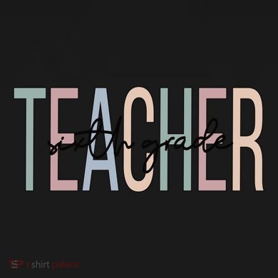 Sixth Grade Teacher Boho 6Th Grade Teacher Funny Gift Cropped Pullover Crew