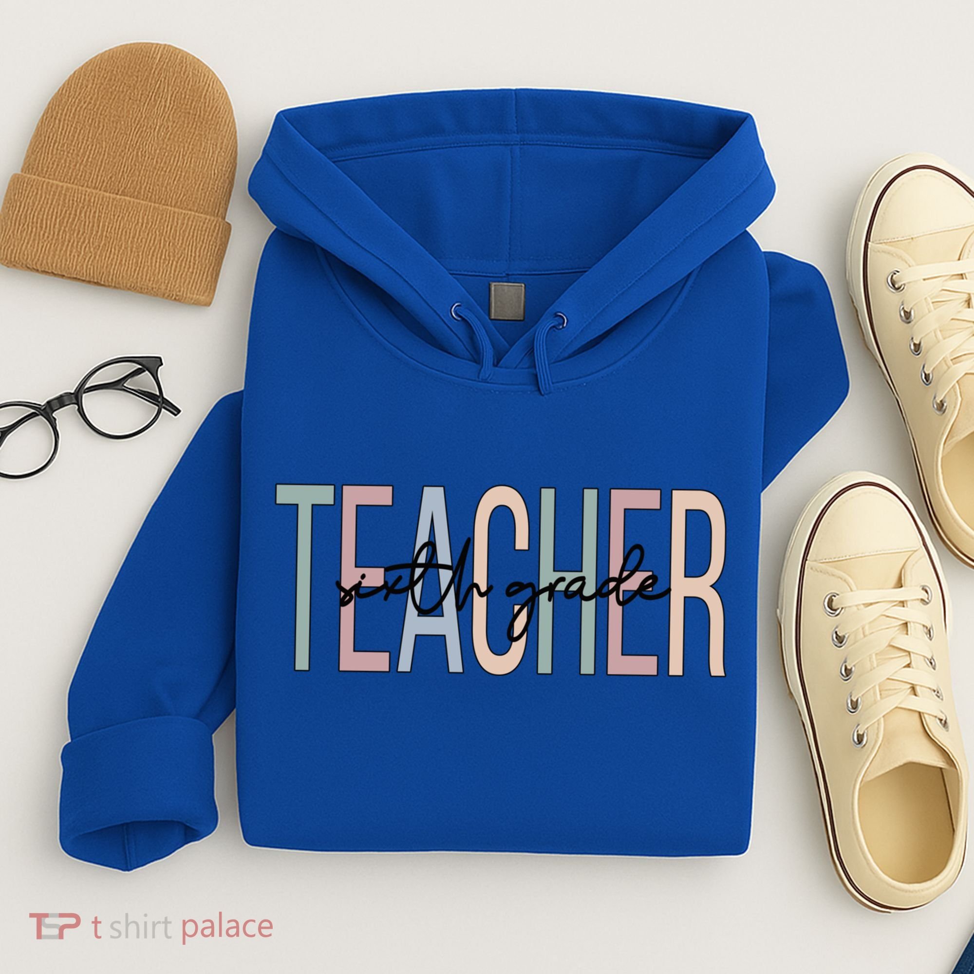Sixth Grade Teacher Boho 6Th Grade Teacher Funny Gift Hoodie