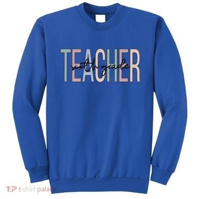 Sixth Grade Teacher Boho 6Th Grade Teacher Funny Gift Sweatshirt