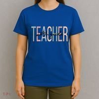 Sixth Grade Teacher Boho 6Th Grade Teacher Funny Gift T-Shirt thumb 4