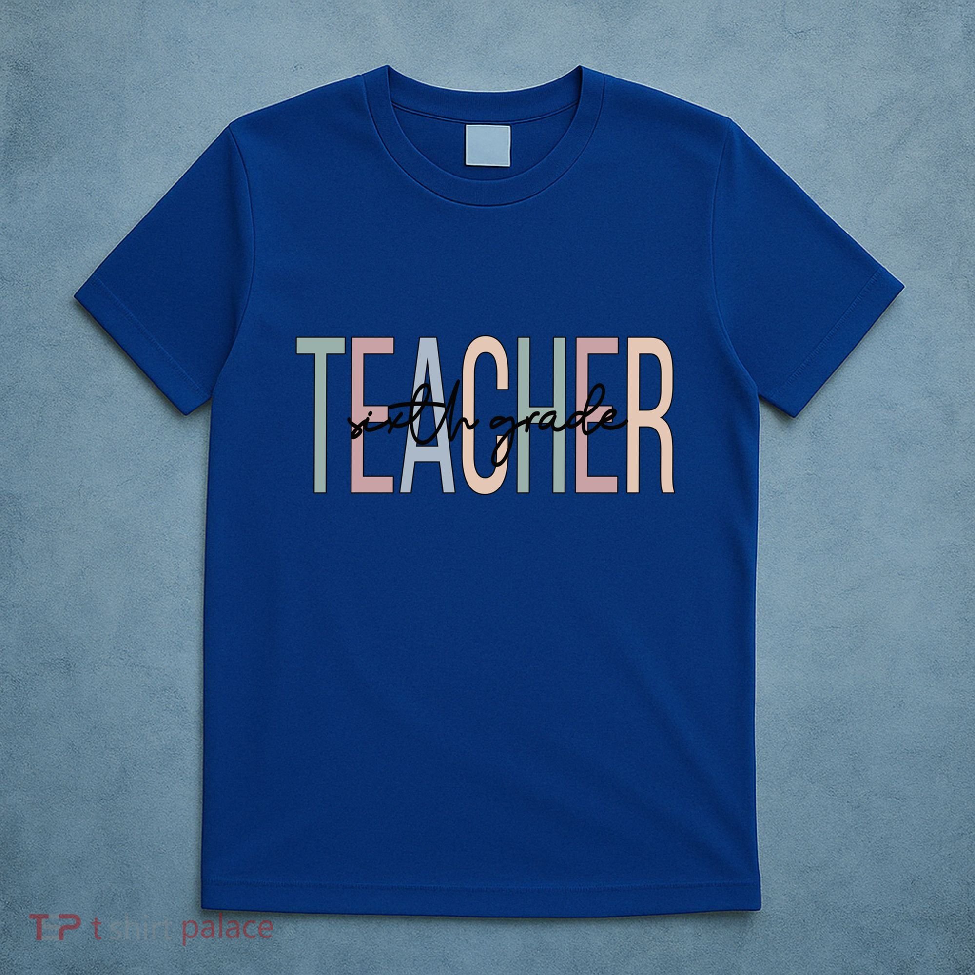 Sixth Grade Teacher Boho 6Th Grade Teacher Funny Gift T-Shirt