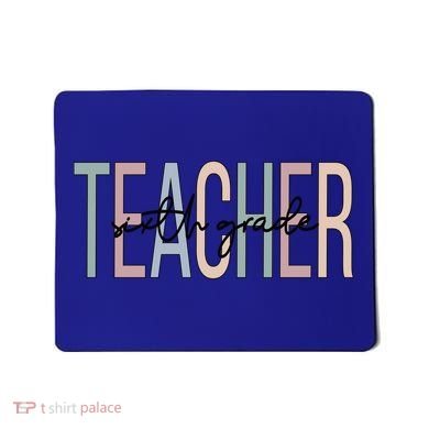 Sixth Grade Teacher Boho 6Th Grade Teacher Funny Gift Mousepad