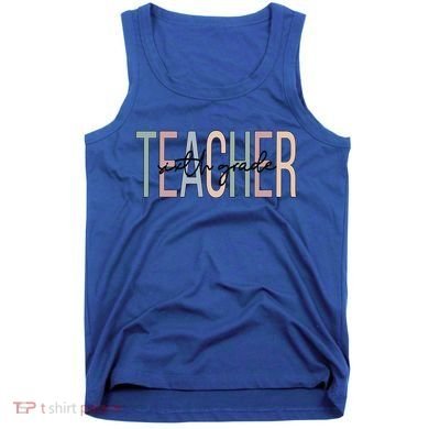 Sixth Grade Teacher Boho 6Th Grade Teacher Funny Gift Tank Top