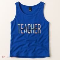 Sixth Grade Teacher Boho 6Th Grade Teacher Funny Gift Tank Top thumb 2
