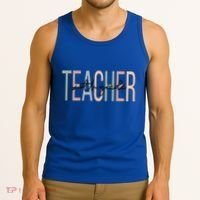 Sixth Grade Teacher Boho 6Th Grade Teacher Funny Gift Tank Top thumb 3