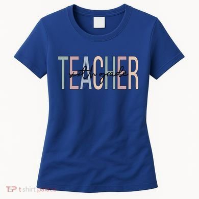 Sixth Grade Teacher Boho 6Th Grade Teacher Funny Gift Women's T-Shirt