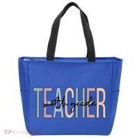 Sixth Grade Teacher Boho 6Th Grade Teacher Funny Gift Tote Bag thumb 0