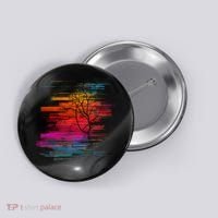 Sunset Glitch Tree Button thumb 0