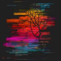 Sunset Glitch Tree Beanie thumb 2