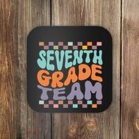 Seventh Grade Team Teacher Student Back To School 7th Grade Gift Coaster thumb 0