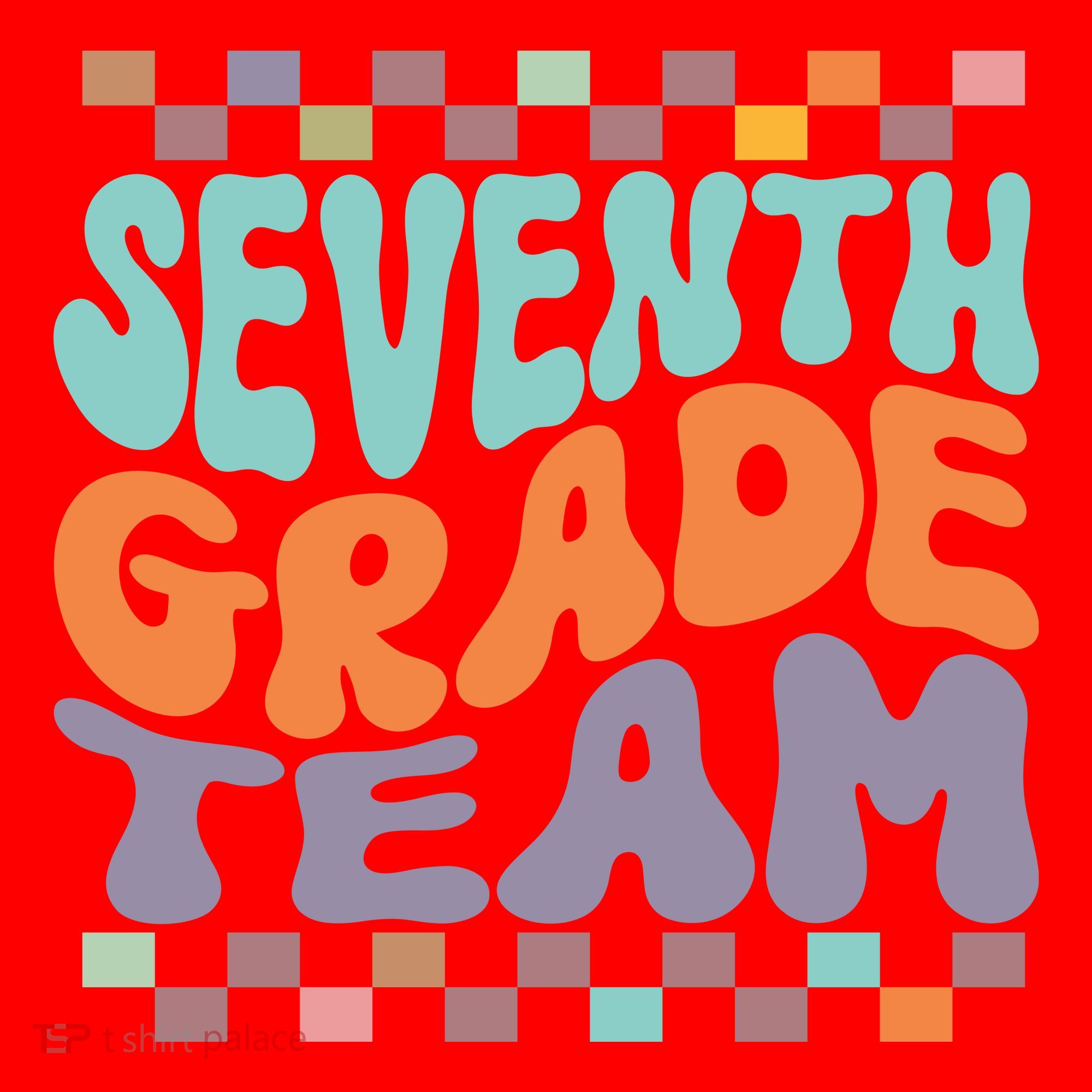 Seventh Grade Team Teacher Student Back To School 7th Grade Gift Santa Hat