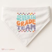 Seventh Grade Team Teacher Student Back To School 7th Grade Gift USA-Made Doggie Bandana thumb 0