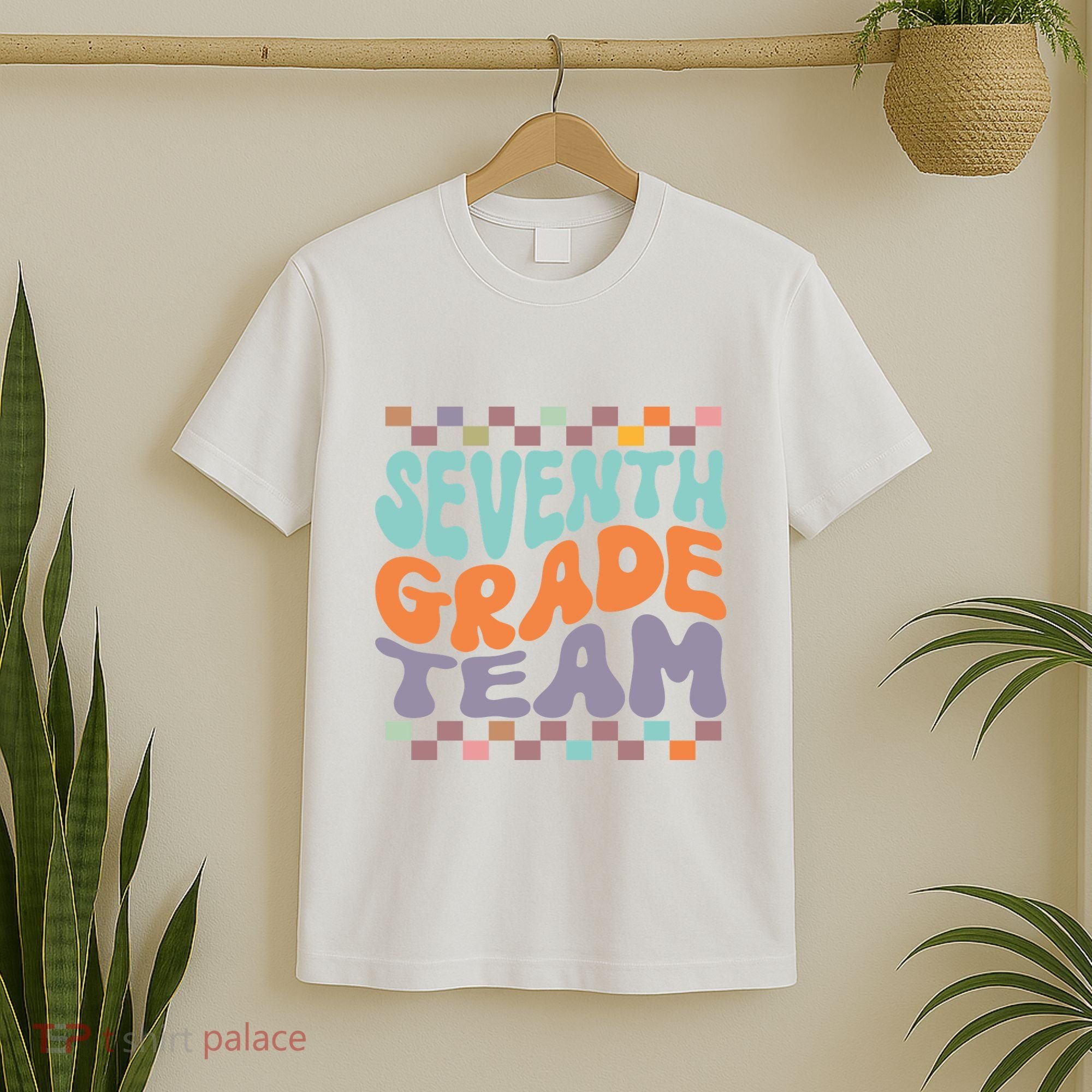 Seventh Grade Team Teacher Student Back To School 7th Grade Gift T-Shirt