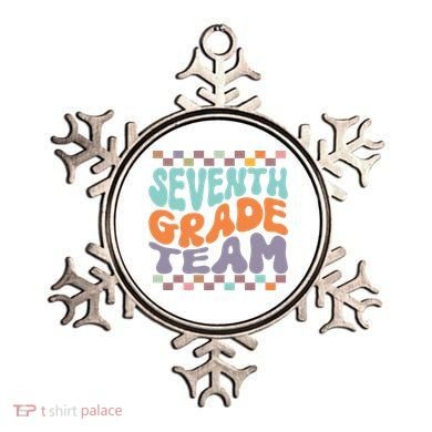 Seventh Grade Team Teacher Student Back To School 7th Grade Gift Ornament