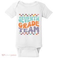 Seventh Grade Team Teacher Student Back To School 7th Grade Gift Baby Bodysuit thumb 0