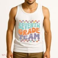 Seventh Grade Team Teacher Student Back To School 7th Grade Gift Tank Top thumb 3