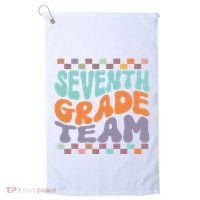 Seventh Grade Team Teacher Student Back To School 7th Grade Gift Golf Towel thumb 0