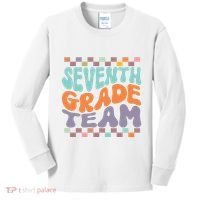 Seventh Grade Team Teacher Student Back To School 7th Grade Gift Kids Long Sleeve Shirt thumb 0