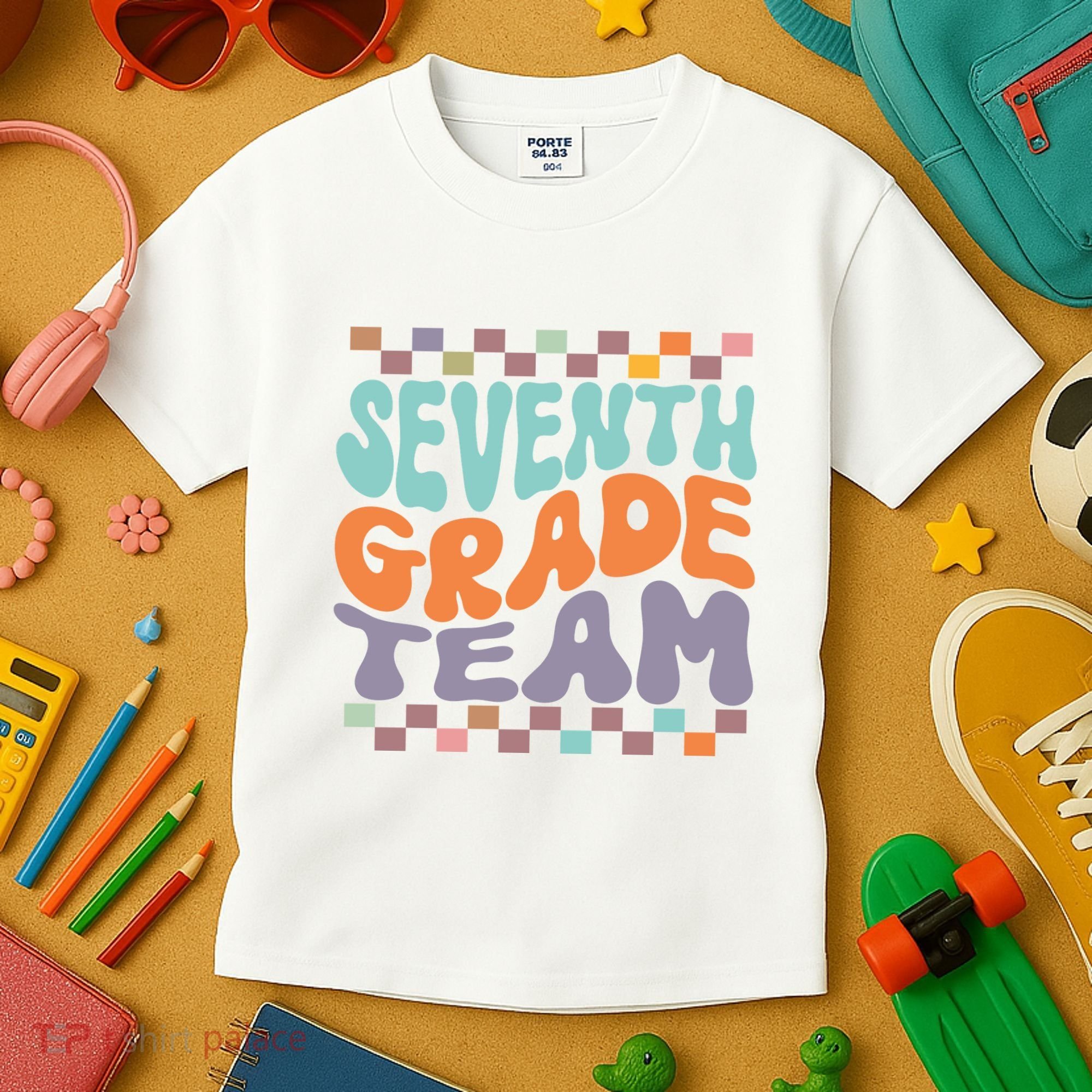 Seventh Grade Team Teacher Student Back To School 7th Grade Gift Kids T-Shirt