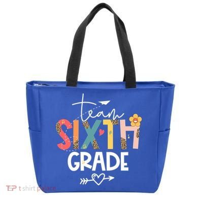Sixth Grade Teacher Retro Groovy Design Leopard 6Th Grade Gift Bag