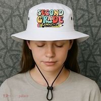 Second Grade Teacher 2nd Grade Teacher Bucket Hat thumb 3