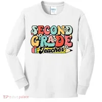 Second Grade Teacher 2nd Grade Teacher Kids Long Sleeve Shirt thumb 0