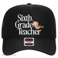 Sixth Grade Teacher Sloth Back To School 6Th Grade Gift Hat thumb 0