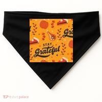 Stay Grateful Thanksgiving Holiday USA-Made Doggie Bandana thumb 0