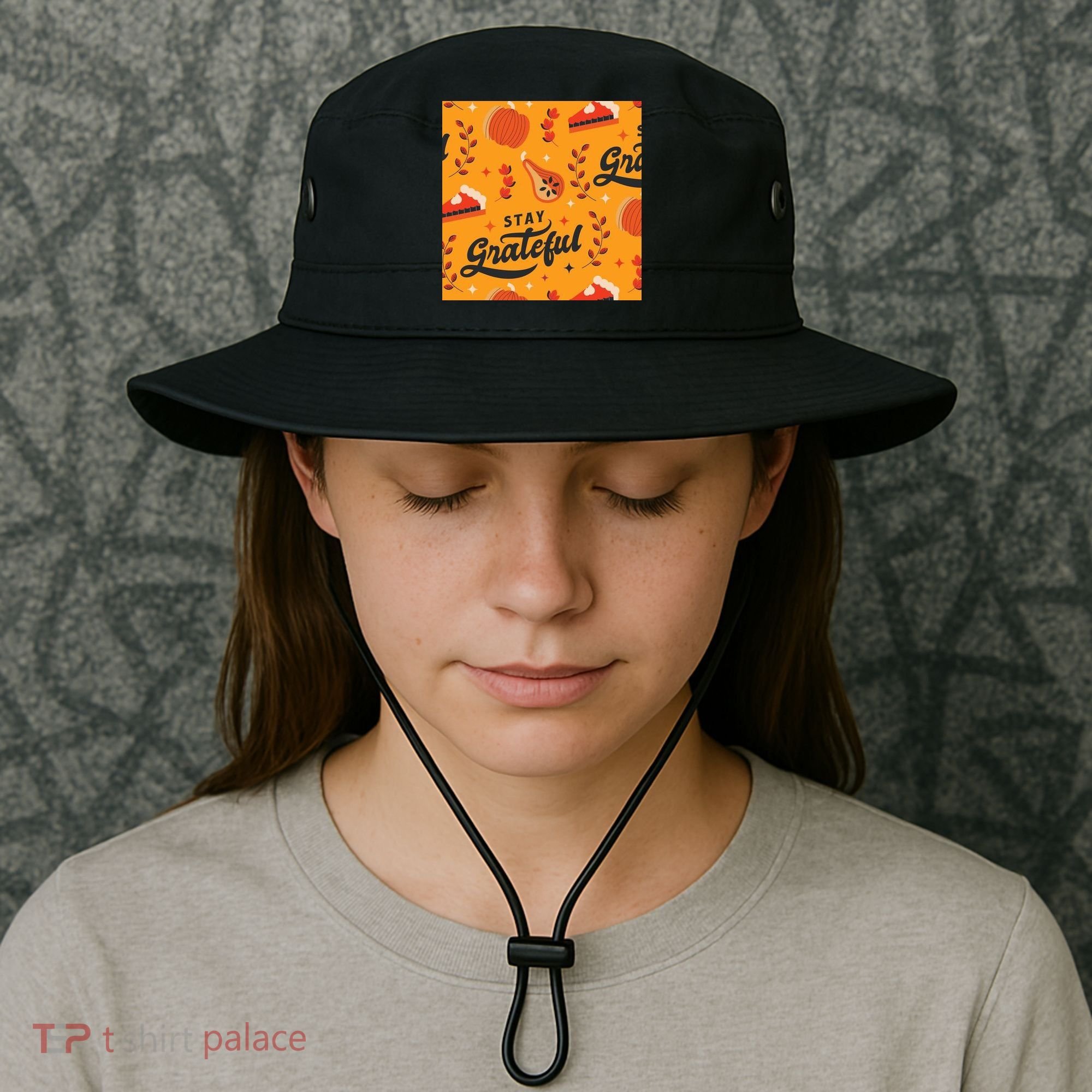 Stay Grateful Thanksgiving Holiday Bucket Hat