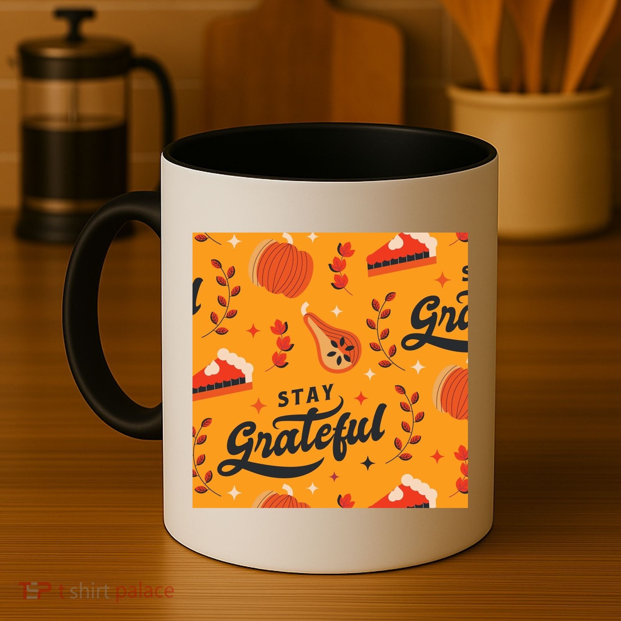 Stay Grateful Thanksgiving Holiday Coffee Mug