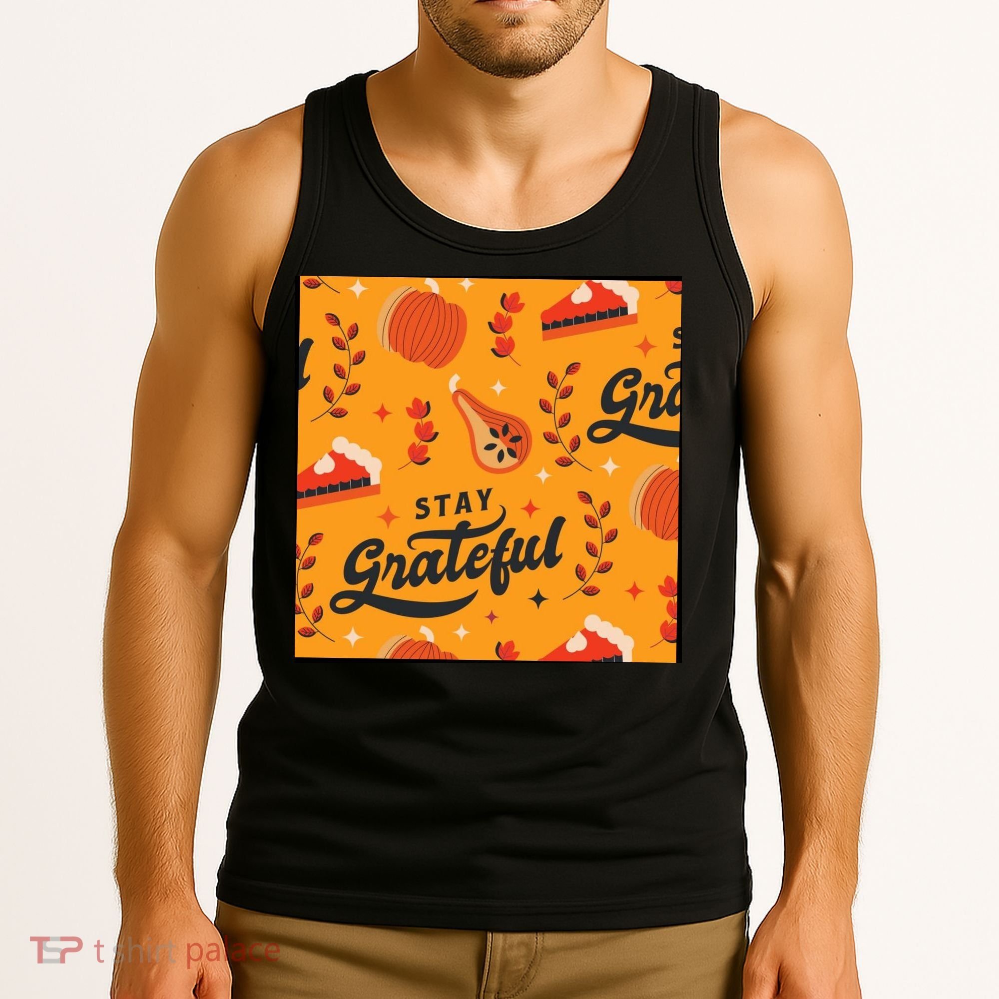 Stay Grateful Thanksgiving Holiday Tank Top