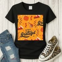 Stay Grateful Thanksgiving Holiday Women's T-Shirt thumb 3