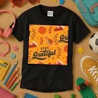 Stay Grateful Thanksgiving Holiday Kids T-Shirt thumb 3