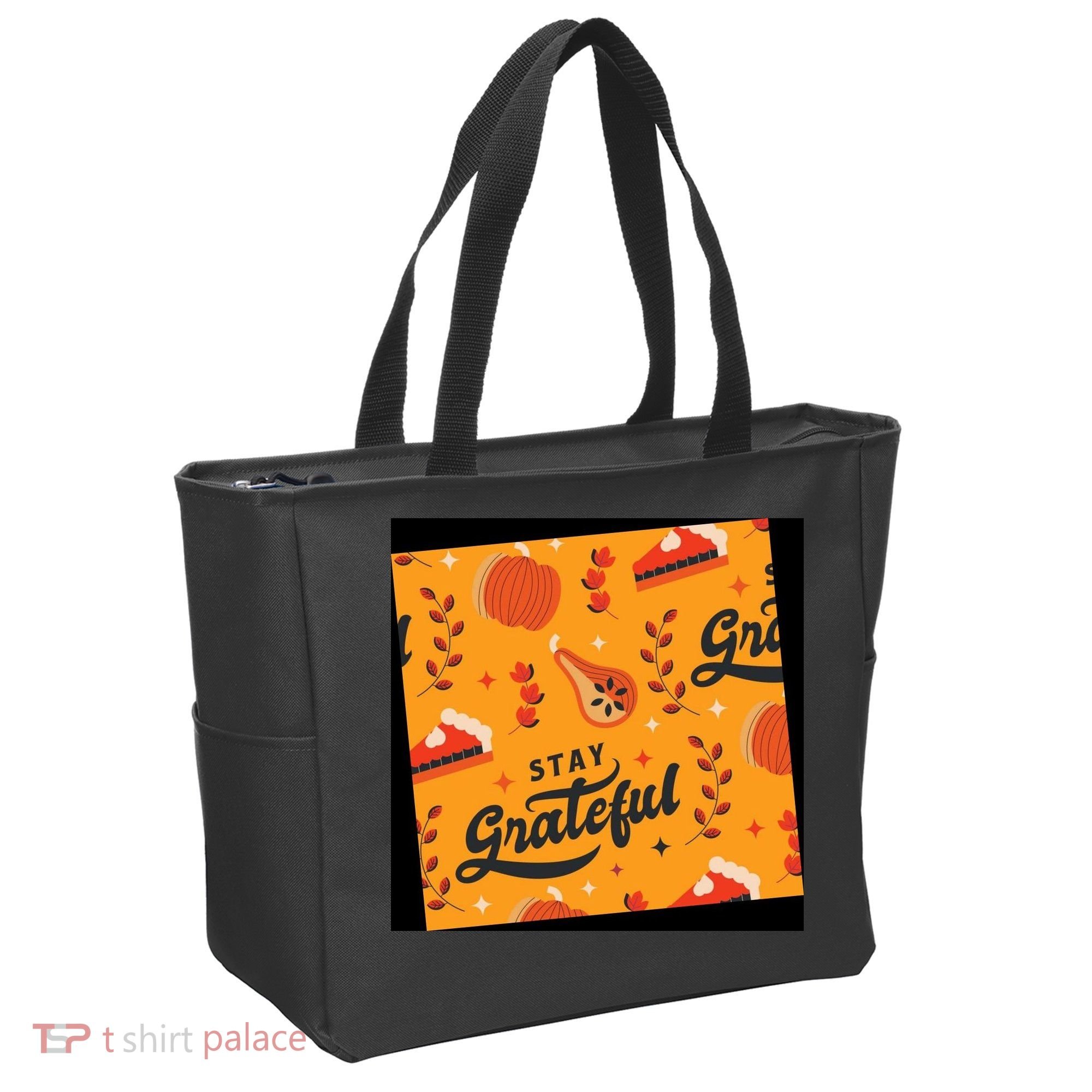 Stay Grateful Thanksgiving Holiday Tote Bag