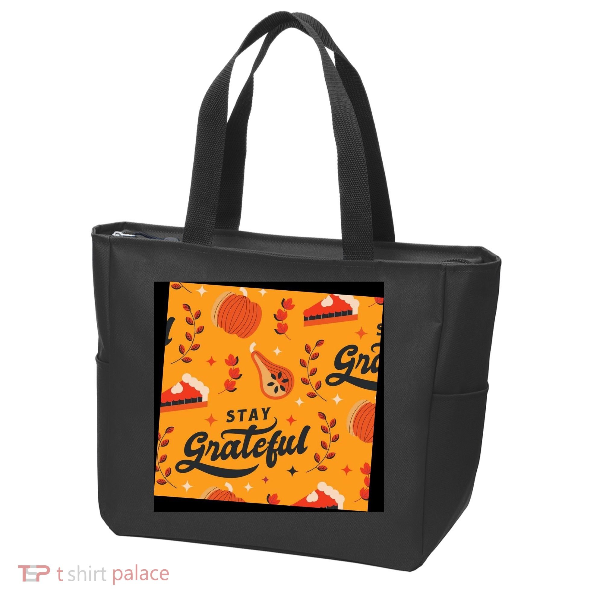 Stay Grateful Thanksgiving Holiday Tote Bag
