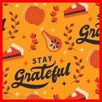 Stay Grateful Thanksgiving Holiday Santa Hat thumb 1