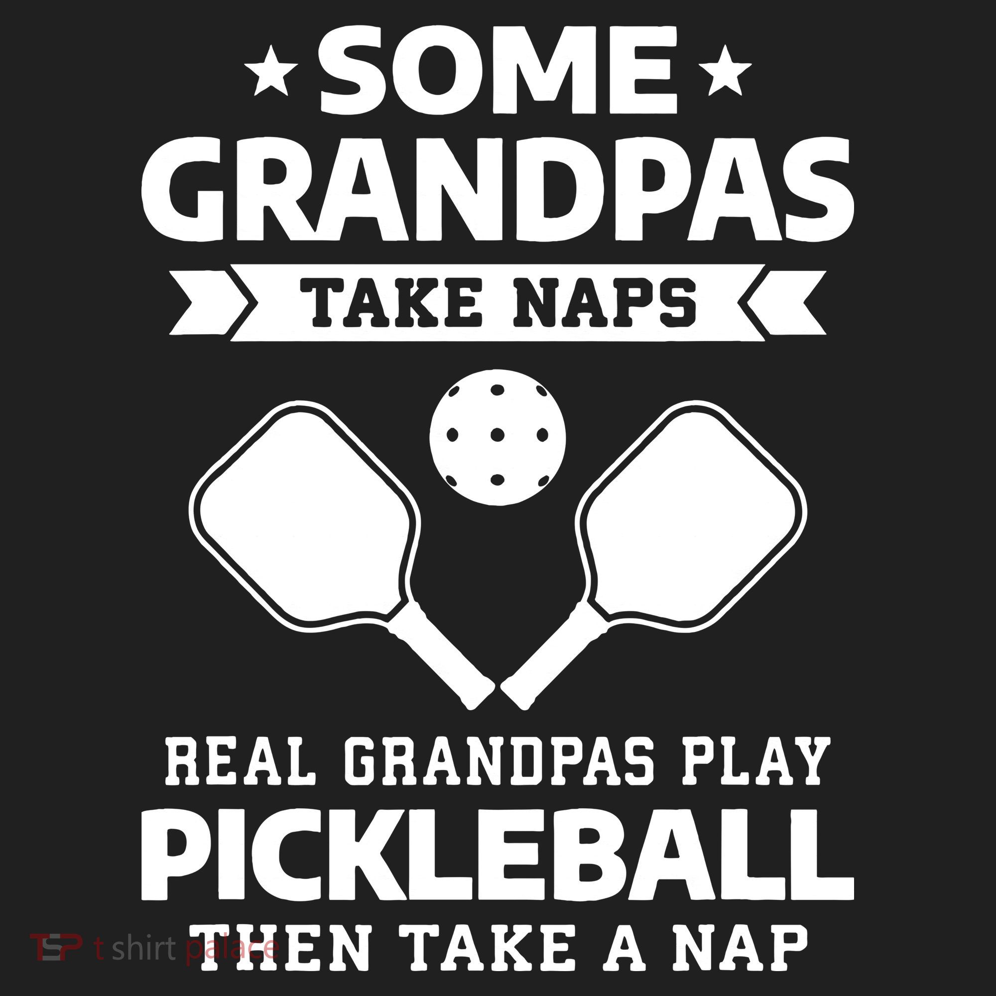 Some Grandpas Take Naps Real Grandpas Play Pickleball Women's Sweatshirt