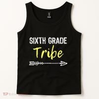 Sixth Grade Tribe 6th Teacher Back To School Gift Tank Top thumb 2