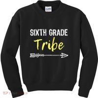 Sixth Grade Tribe 6th Teacher Back To School Gift Kids Sweatshirt thumb 0