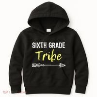 Sixth Grade Tribe 6th Teacher Back To School Gift Kids Hoodie thumb 0